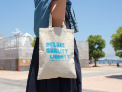 コットンA4バッグ