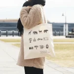 8ozコットンバッグ(L)ワイド