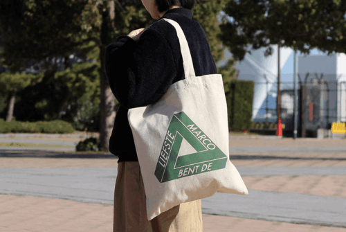 ソフトリネンフラットトート（L）