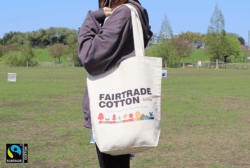 【10枚セット】フェアトレードコットンマチ付トート
