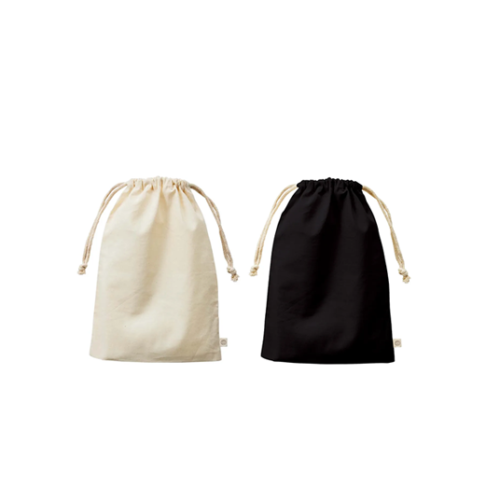 ガゼット巾着(L)オーガニックコットン