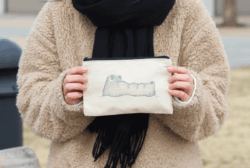 コットンぺたんこポーチミニ