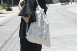 【10枚セット】コットン肩掛け巾着