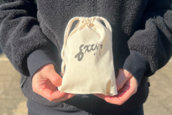 ガゼット巾着(S)オーガニックコットン