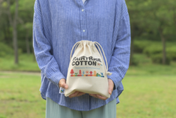 フェアトレードコットン巾着（M）