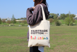 フェアトレードコットンフラットトート