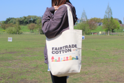 フェアトレードコットンマチ付トート