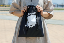 シャカシャカ巾着(L)