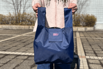 オリジナル名入れ製作事例：プラスチックスマートレジバッグ