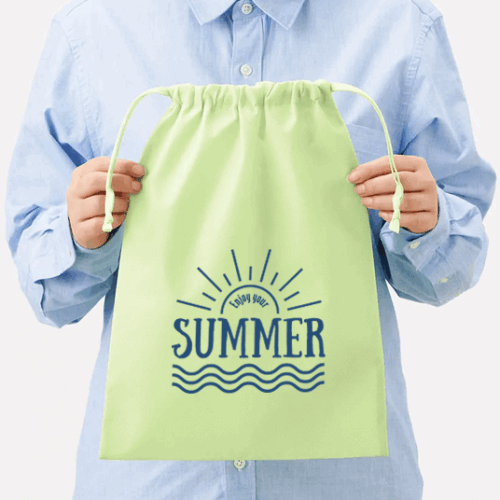 不織布ラージ巾着