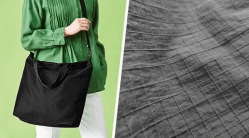 \ 新作 / テントにも使用される丈夫なポリエステル素材のエコバッグ