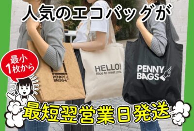 おしゃれなオリジナルエコバッグを作ろう！