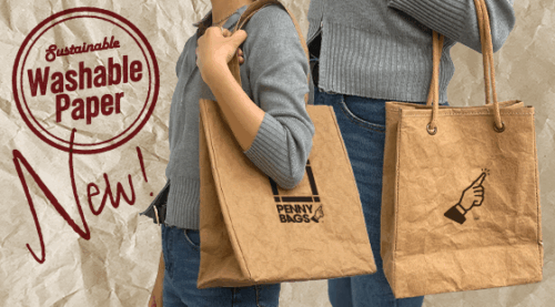 \ 新作 / ウォッシャブルペーパー製のトートバッグ