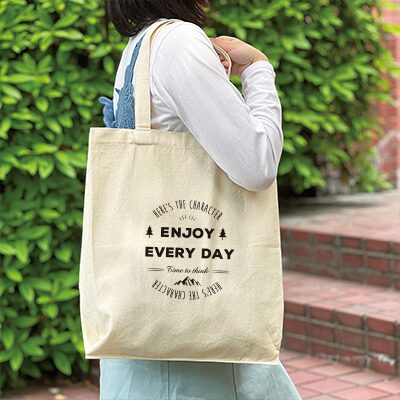 横マチ付8ozコットンバッグ(L)+