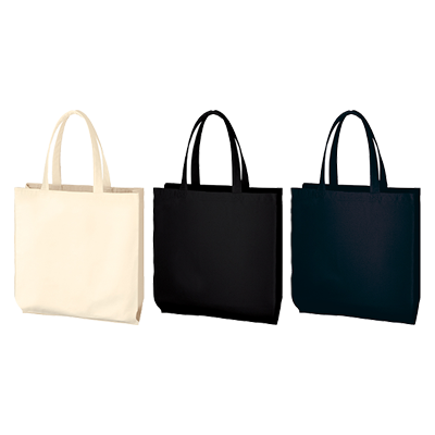 横マチ付8ozコットンバッグ(L)+