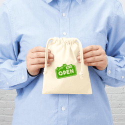 コンパクト巾着