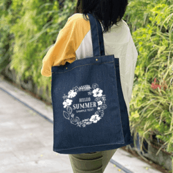 スタッズデニムスクエアトート