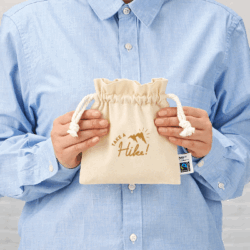 フェアトレードコットンフリル巾着(S)