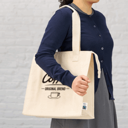 フェアトレードコットンスクエアクールトート(M)