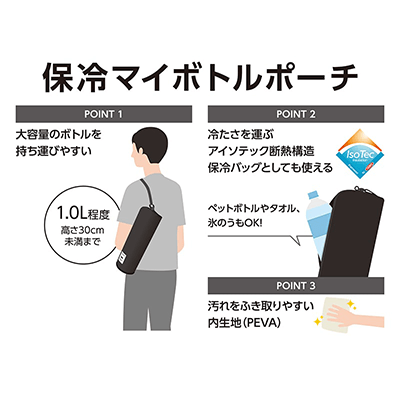 保冷マイボトルポーチ 1L THERMOS APL-1000