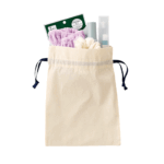 カラーリボンコットン巾着(M)