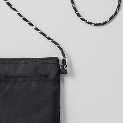 リップストップ外ポケットサコッシュ