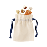 カラーリボンコットン巾着(SS)