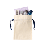 カラーリボンコットン巾着(S)