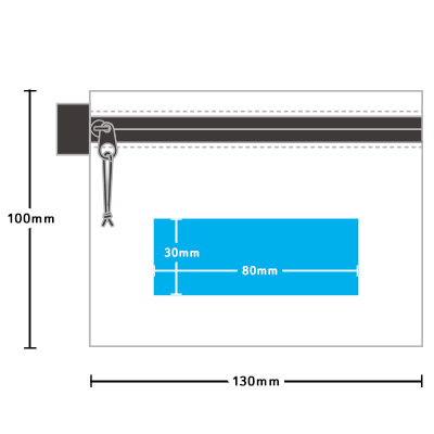 リップストップフラットポーチ（SS）