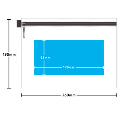 リップストップフラットポーチ（M）