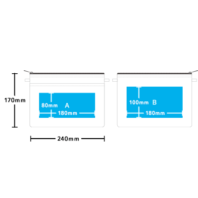 リップストップ外ポケットサコッシュ