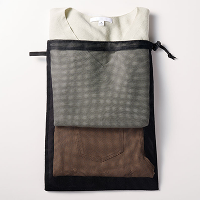 メッシュ巾着（L）
