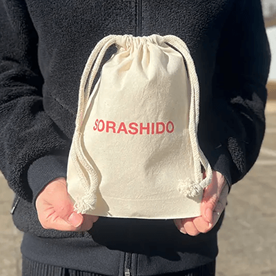 【10枚セット】ガゼット巾着(M)　オーガニックコットン