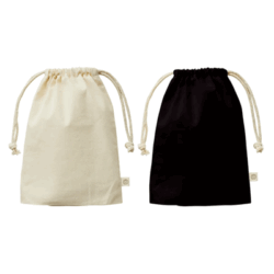 【10枚セット】ガゼット巾着(M)　オーガニックコットン