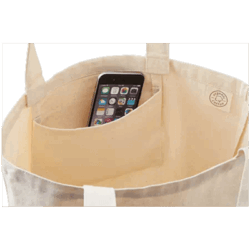 【10枚セット】トート(M) オーガニックコットン 内ポケット付