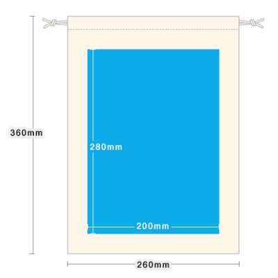 【10枚セット】ベーシック巾着