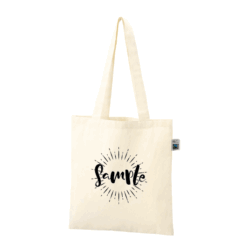 フェアトレードコットンカジュアルフラットバッグ(M)