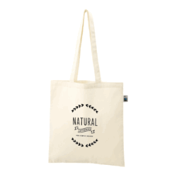 フェアトレードコットンカジュアルフラットバッグ(L)