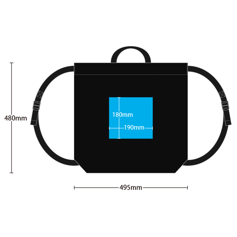 ポリ巾着リュック